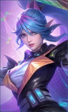 Miya “Atomic Pop Miya” skin, Mobile Legends Atomic