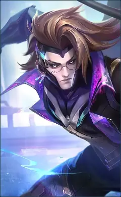 Moskov “Violet Spear” skin, Mobile Legends Starlight