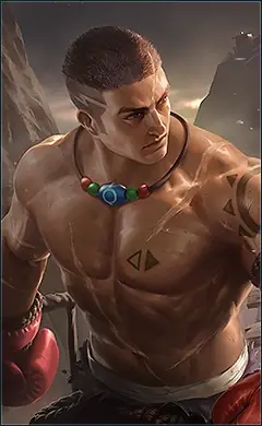 Paquito “The Heavenly Fist” skin, Mobile Legends Default