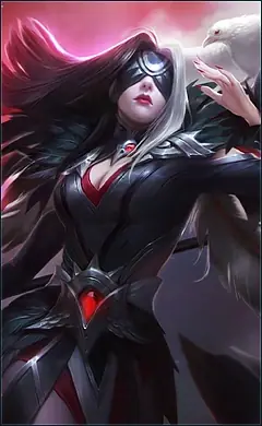 Pharsa “Wings of Vengeance” skin, Mobile Legends Default
