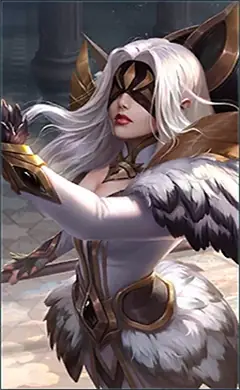Pharsa “Wings of Heaven” skin, Mobile Legends Common