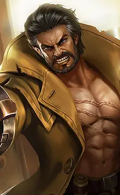 Roger “Dire Wolf Hunter” skin, Mobile Legends Default