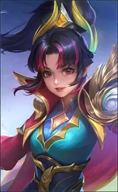Ruby “Prismatic Plume” skin, Mobile Legends Collector