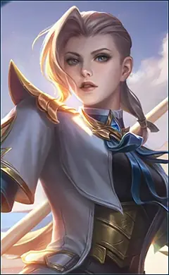 Silvanna “Imperial Knightess” skin, Mobile Legends Default
