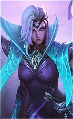 Valentina “Prophetess of the Night” skin, Mobile Legends Default