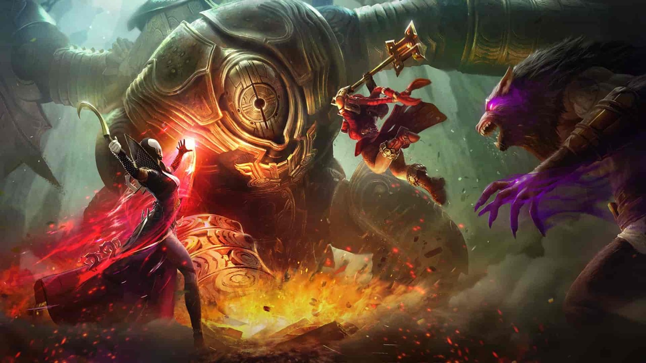 Official promo art: Iron Twins Fortress dungeon