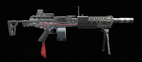 Bluescreen — Light Machine Gun in The Division 2