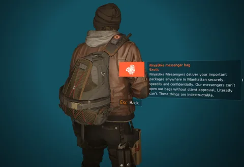 NinjaBike Messenger Bag — Backpack in The Division 2