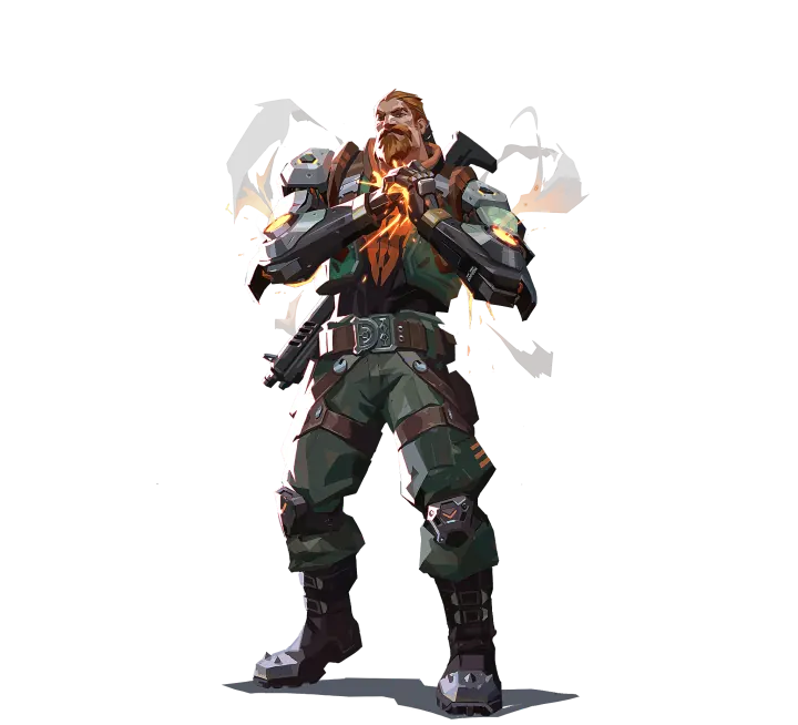 Breach, VALORANT initiator, full portrait