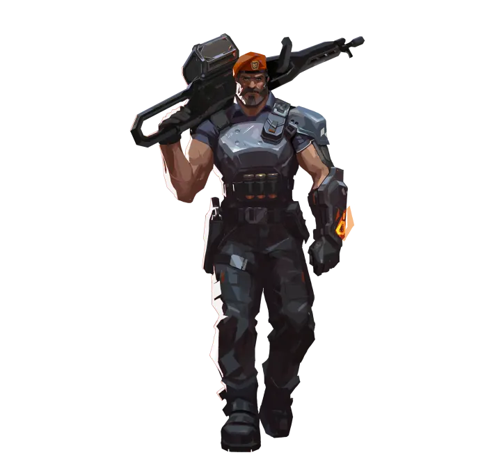 Brimstone, VALORANT controller, full portrait