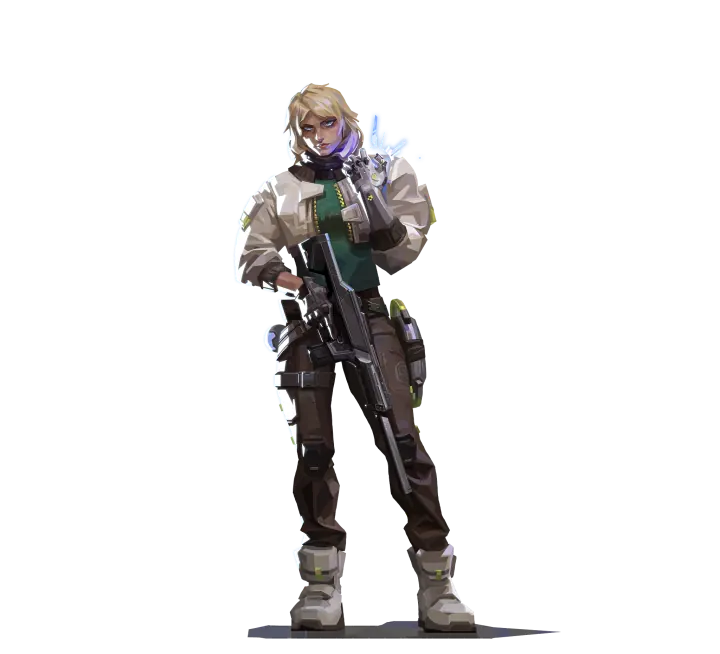 Deadlock, VALORANT sentinel, full portrait
