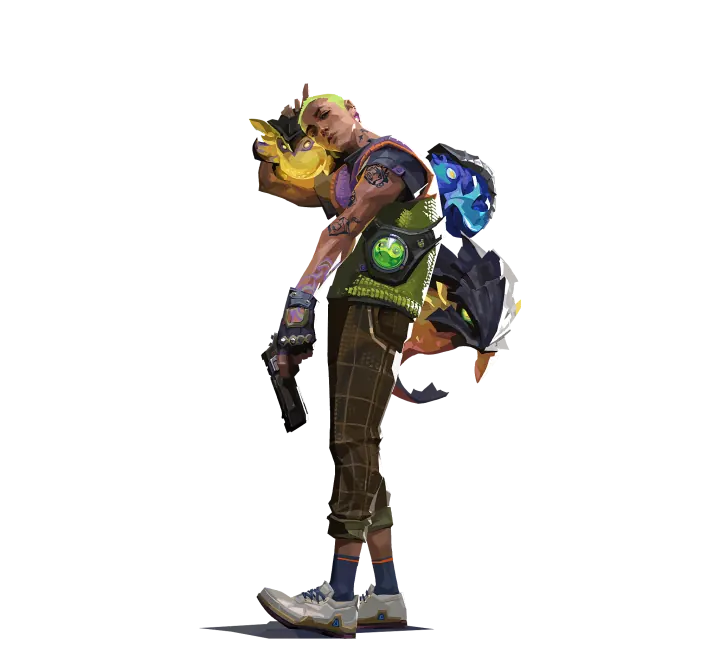 Gekko, VALORANT initiator, full portrait