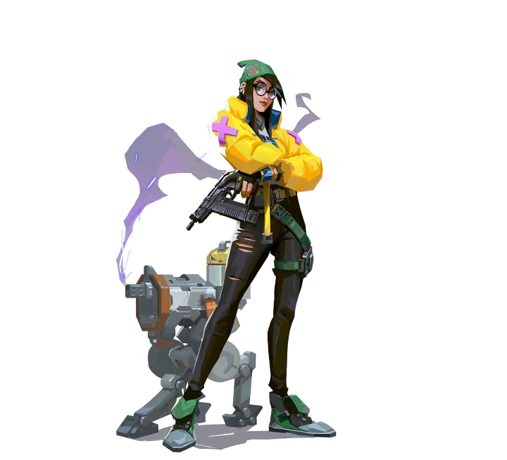 Killjoy, VALORANT sentinel, full portrait