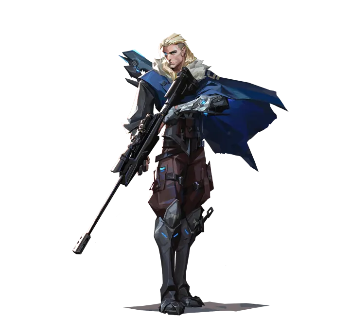 Sova, VALORANT initiator, full portrait