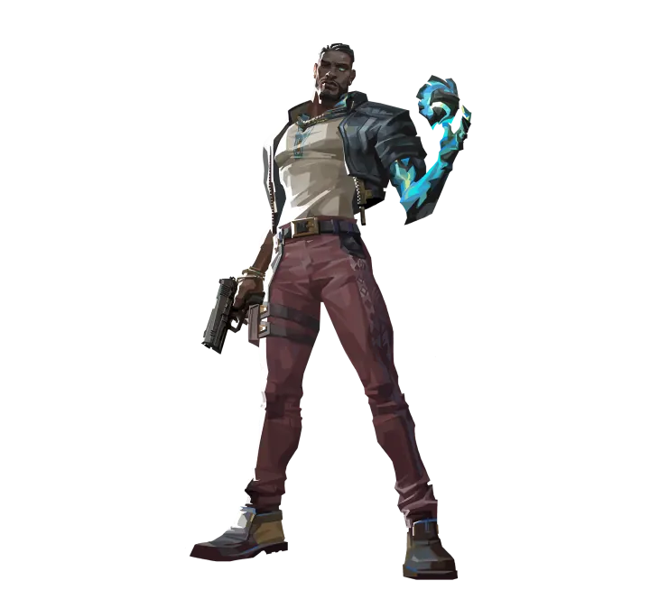 Veto, VALORANT sentinel, full portrait