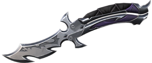 Reaver Butterfly Knife — VALORANT melee skin