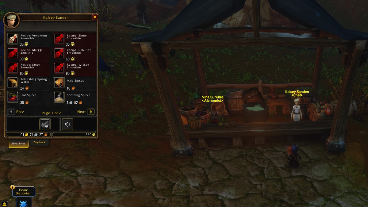 Kalsey Sanden, Chef vendor at Three Corners, selling smoothie recipes for Merchant's Favor and spices for copper